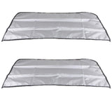 Maxbell 3x1 Pair Magnetic Sunshade Shield Curtains Double Sides for Car Side Windows