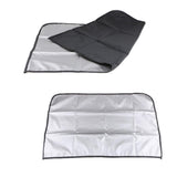 Maxbell 3x1 Pair Magnetic Sunshade Shield Curtains Double Sides for Car Side Windows