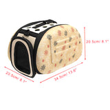 Maxbell Maxbell Foldable Pet Carrier Bag Dog Travel Carrier Bag For Small Pet Outdoor Yellow