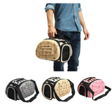 Maxbell Maxbell Foldable Pet Carrier Bag Dog Travel Carrier Bag For Small Pet Outdoor Yellow