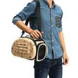 Maxbell Maxbell Foldable Pet Carrier Bag Dog Travel Carrier Bag For Small Pet Outdoor Yellow