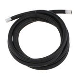 Maxbell AN 6 Nylon Braided Oil Fuel Hose for 10 Pieces Aluminum Fittings