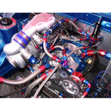 Maxbell AN 6 Nylon Braided Oil Fuel Hose for 10 Pieces Aluminum Fittings