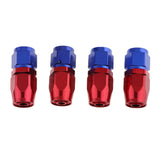 Maxbell AN 6 Nylon Braided Oil Fuel Hose for 10 Pieces Aluminum Fittings