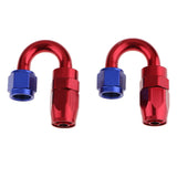 Maxbell AN 6 Nylon Braided Oil Fuel Hose for 10 Pieces Aluminum Fittings