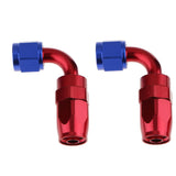 Maxbell AN 6 Nylon Braided Oil Fuel Hose for 10 Pieces Aluminum Fittings