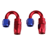 Maxbell AN 6 Nylon Braided Oil Fuel Hose for 10 Pieces Aluminum Fittings