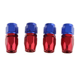 Maxbell AN 6 Nylon Braided Oil Fuel Hose for 10 Pieces Aluminum Fittings