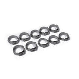 Maxbell 2x10 Pieces Stainless Steel Single Ear Clamps Hydraulic Hose 10 x 19.4-22.6mm