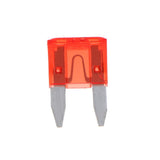 Maxbell 5x10 Pieces Mini10A Blade Fuse Assortment Kit for Auto Car Truck Replacement