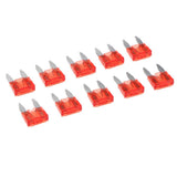 Maxbell 4x10 Pieces Mini10A Blade Fuse Assortment Kit for Auto Car Truck Replacement