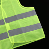 Maxbell 2xNeon Green Safety Vest Jacket for Reflective Strips High Visibility