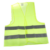 Maxbell 2xNeon Green Safety Vest Jacket for Reflective Strips High Visibility
