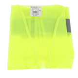 Maxbell 2xNeon Green Safety Vest Jacket for Reflective Strips High Visibility