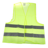 Maxbell 2xNeon Green Safety Vest Jacket for Reflective Strips High Visibility