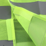 Maxbell 2xNeon Green Safety Vest Jacket for Reflective Strips High Visibility