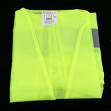 Maxbell 2xNeon Green Safety Vest Jacket for Reflective Strips High Visibility