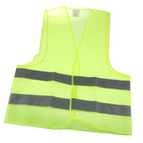 Maxbell 2xNeon Green Safety Vest Jacket for Reflective Strips High Visibility