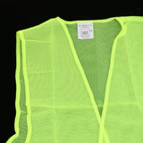 Maxbell 2xNeon Green Safety Vest Jacket for Reflective Strips High Visibility