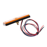 Maxbell 2xLED Reflector Brake Light Turn Signal Warning Lamp for Car Motorcycle Yellow