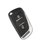 Maxbell 2x2BTN Modified Blade Flip Remote Key Shell for Peugeot 307 408 308 HCA CE536