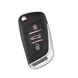 Maxbell 2x3BTN Flip Remote Key Fob Case Shell for Citroen C2 C4 Peugeot 306 407 408