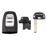 Maxbell 2x3 Button Smart Remote Key Shell Case for Audi A4L A6L A5 Q5 RS5 Q5 Quattro