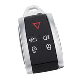 Maxbell 2x5 Buttons Remote Keyless Key Fob Case for Uncut Blade For Jaguar XF XK XKR