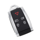 Maxbell 2x5 Buttons Remote Keyless Key Fob Case for Uncut Blade For Jaguar XF XK XKR
