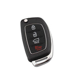 Maxbell 3x 4 Button Remote Fob Key Case & Blade For Hyundai i10 i20 i30 i35 i40
