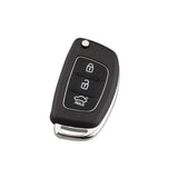 Maxbell 3x 3 Buttons Flip Folding Key Case Fob For Hyundai ix35 ix45 Series Santa Fe