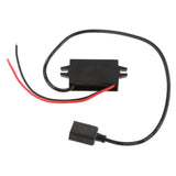 Maxbell 2xCar DC8V-12V to 5V 3A Hard Wired  Converter Single USB Power Supply