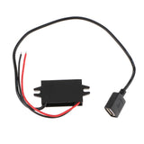 Maxbell 2xCar DC8V-12V to 5V 3A Hard Wired  Converter Single USB Power Supply