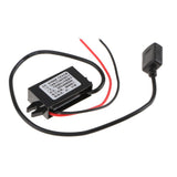 Maxbell 2xCar DC8V-12V to 5V 3A Hard Wired  Converter Single USB Power Supply