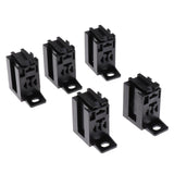 Maxbell 4x5 Pieces 60AMP Micro 5Pin Relay Board Mount Socket for 25 Copper Terminals