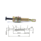 Maxbell 2x4pcs Universal Car Truck Door Trunk Alarm Light Hood Jamb Pin Switch Bonnet