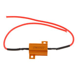 Maxbell 20x2 Pieces 12V 25W Load Resistor Fix Turn Signal LED Bulb Flash  10 ohm