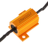 Maxbell 10x2 Pieces 12V 25W Load Resistor Fix Turn Signal LED Bulb Flash  10 ohm