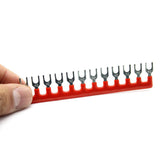 Maxbell 15x600V 15A 12 Positions Barrier Strips Dual Row Screw Electric Terminal Blocks