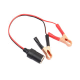 Maxbell 3x14" Car Cigarette Lighter Power Female Socket Plug Adapter Crocodile Clip