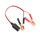 Maxbell 2x14" Car Cigarette Lighter Power Female Socket Plug Adapter Crocodile Clip