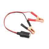 Maxbell 3x14" Car Cigarette Lighter Power Female Socket Plug Adapter Crocodile Clip