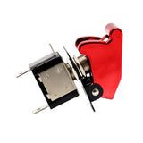 Maxbell 2x12V Car Racing Ignition Switch Panel Red LED Engine Start Push Button Toggle