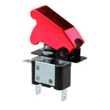 Maxbell 2x12V Car Racing Ignition Switch Panel Red LED Engine Start Push Button Toggle