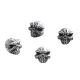 Maxbell 2x4 Pieces Car Motorcycle Bicycle Wheel Rims Stem Tire Valve Caps Cover Silver