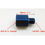 Maxbell 6xM12x1.5 to 1/8 NPT Female Fuel Adapter Connector Quick Connect Hose Fitting