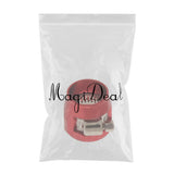 Maxbell 4xAN10 Hose End Finishers Oil Fuel Line Clip Clamp Fitting Accessories Red