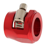 Maxbell 4xAN10 Hose End Finishers Oil Fuel Line Clip Clamp Fitting Accessories Red