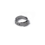 Maxbell 6x10Pcs Single Ear Hydraulic Hose Clamps Stainless Steel O Clips 9.4-11.9mm