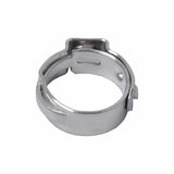 Maxbell 2x10 Pieces Single Ear Stainless Steel Hydraulic Fuel Hose Clamps 7.0mm-8.7MM